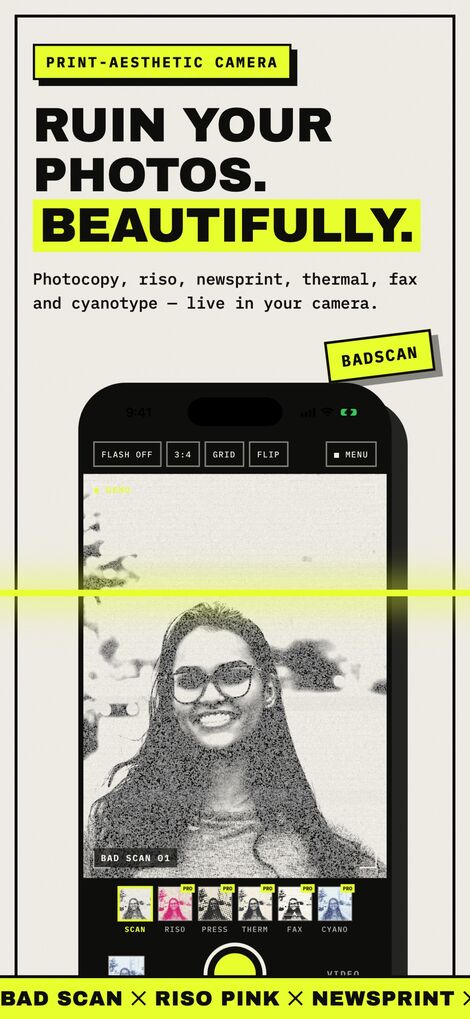 BADSCAN, кадр из App Store
