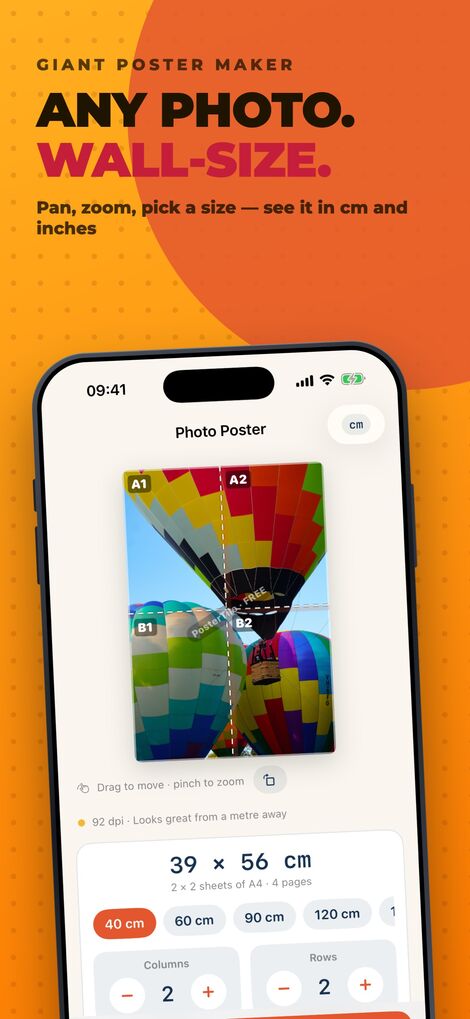 PosterTile, кадр из App Store